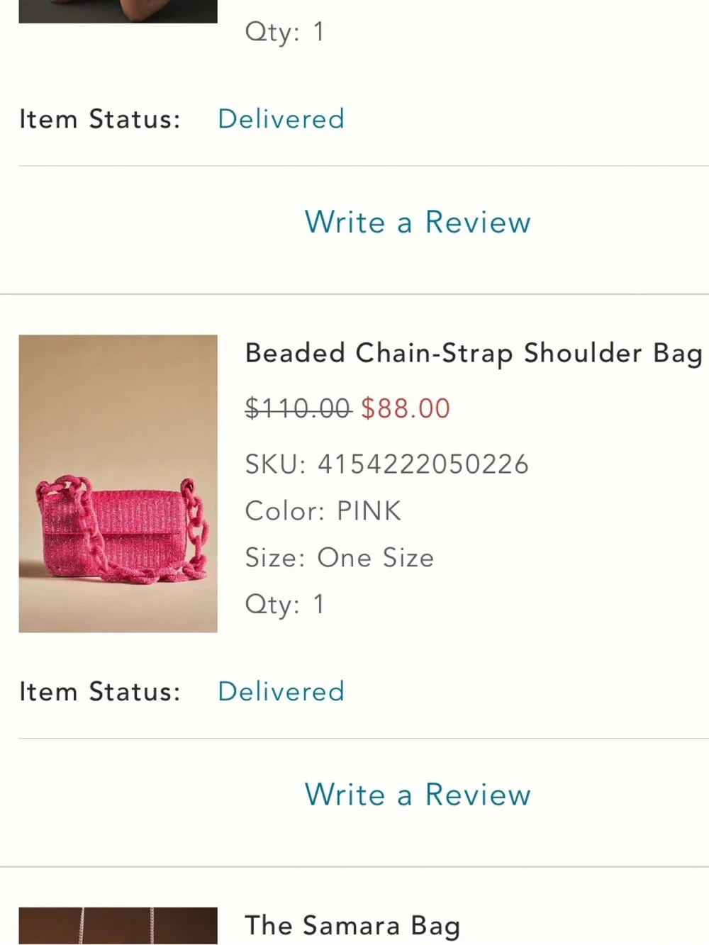 Beaded Chain-Strap Shoulder Bag